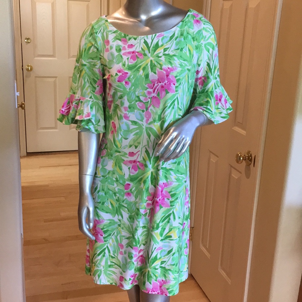Pappagallo Erika Dress Parrot Green